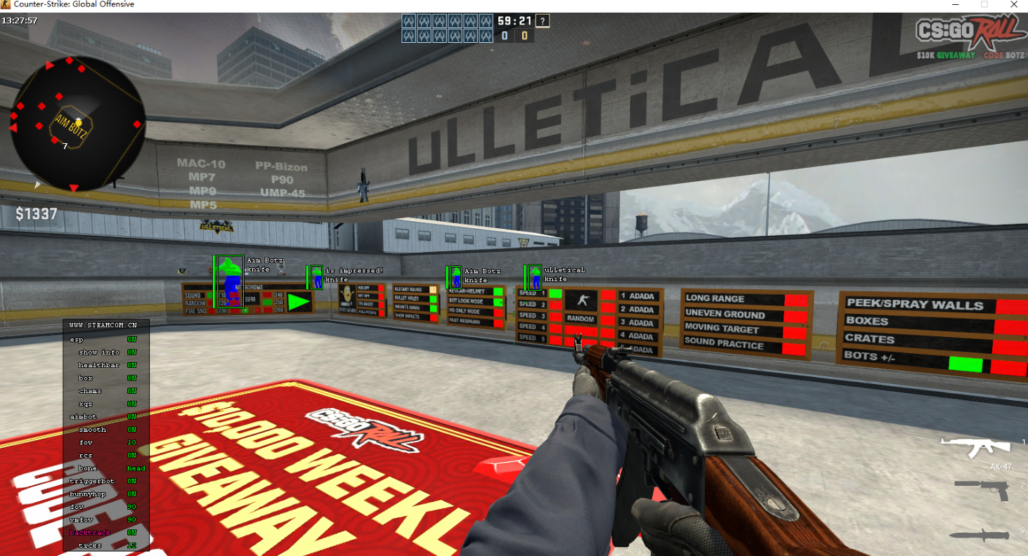 CSGO玄天V3.13内部绿演透视自瞄多功能辅助免费版