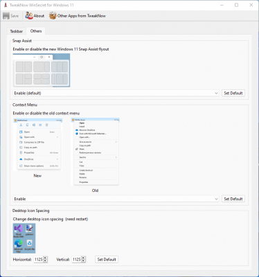 TweakNow WinSecret for Windows 11 v1.9.0官方版